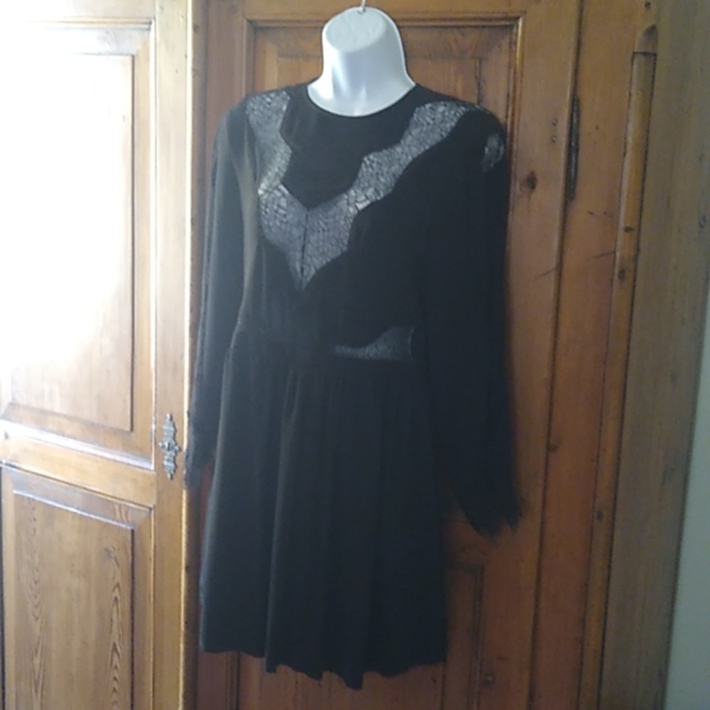 IRO Black lace dress